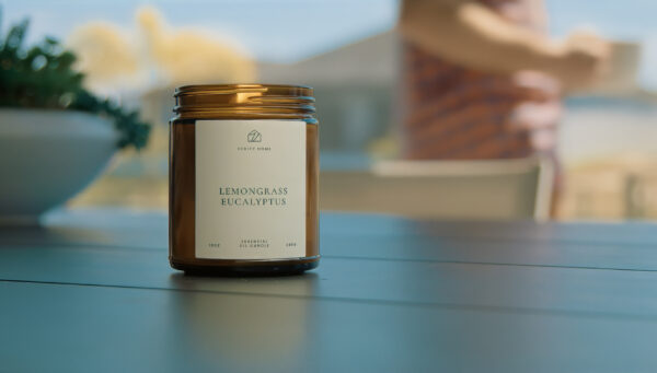 Lemongrass Eucalyptus Non-Toxic Candle - Image 2