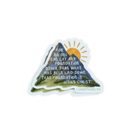 Firm Foundation Sticker