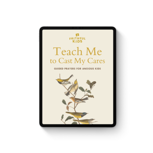 Prayers for Anxious Kids Printable Cards