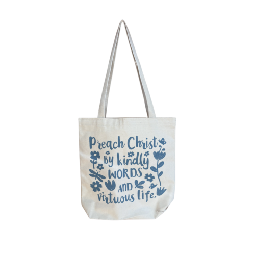 Preach Christ Everyday Essential Canvas Tote