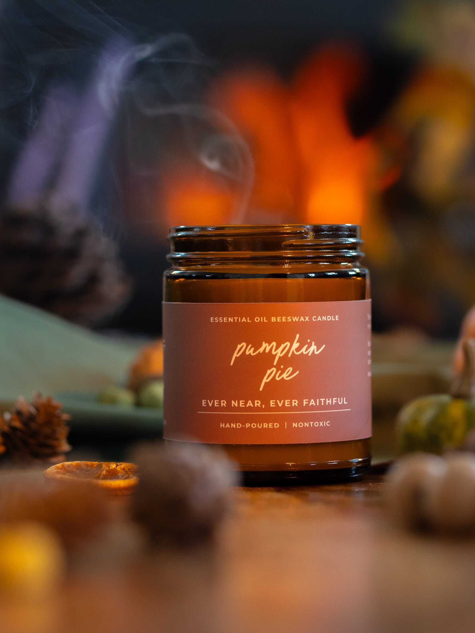 Pumpkin Pie Nontoxic Candle - Image 2