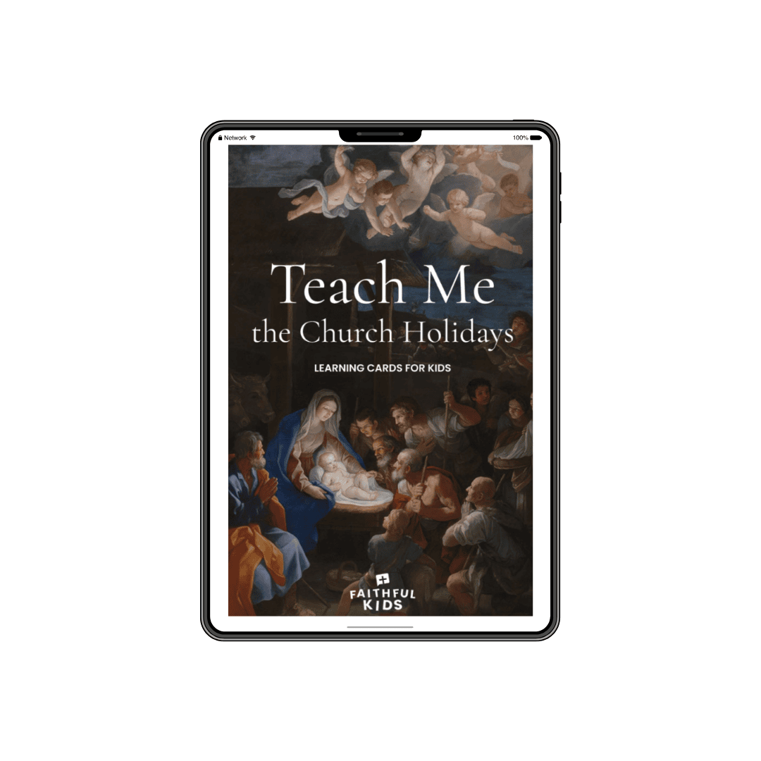 Teach Me the Church Holidays Printable Cards