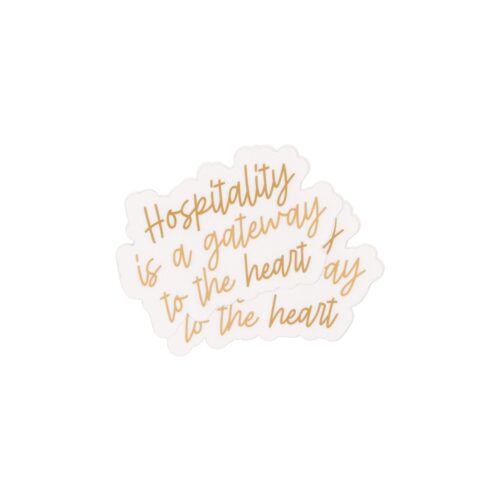 Hospitality Sticker