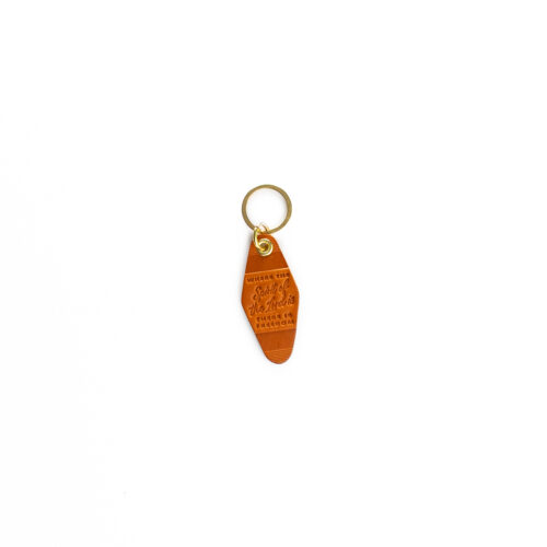 Leather Freedom Keychain