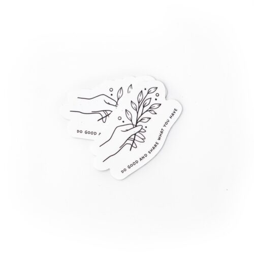 Horizontal Do Good Sticker